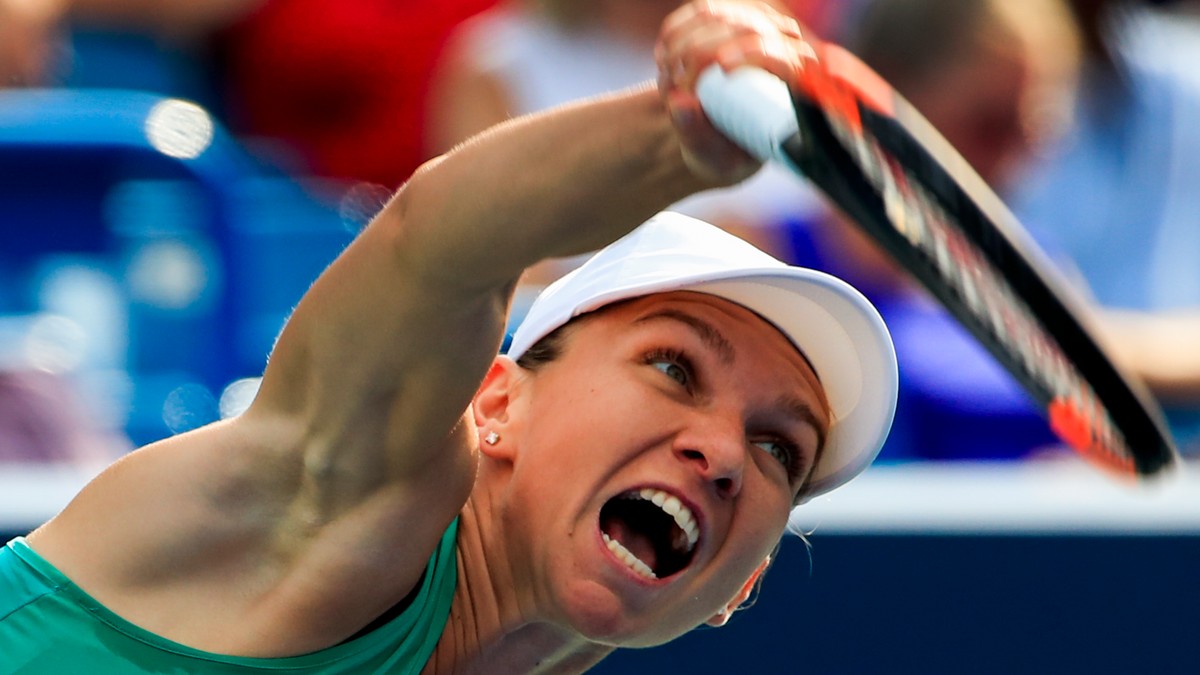 Ce exerciții face Simona Halep pentru îmbunătățirea serviciului | VIDEO