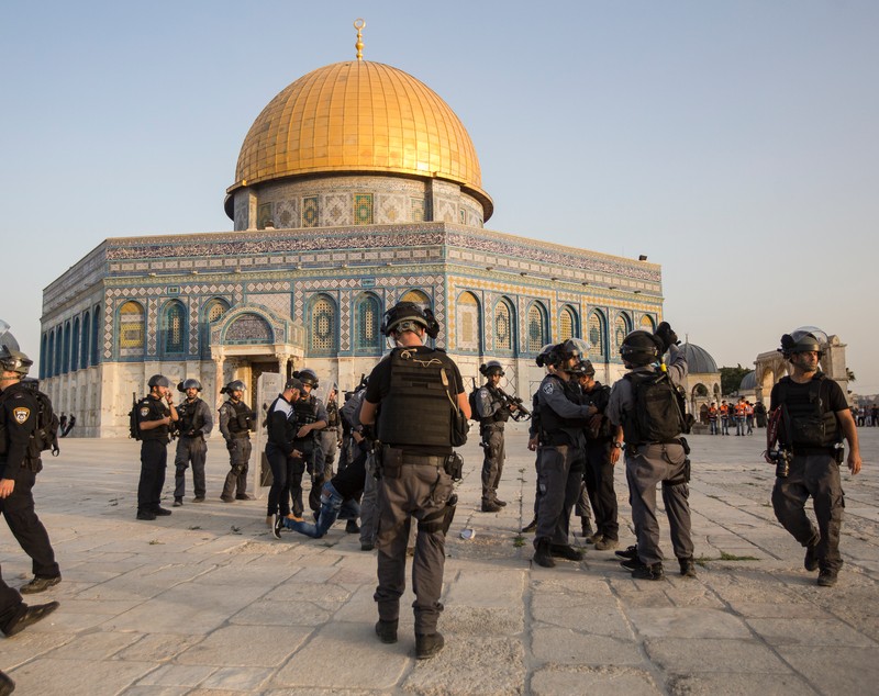 FOTO| Peste 100 de musulmani răniți într-o confruntare dintre palestinieni și evrei