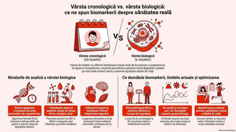 Vârsta cronologică versus vârsta biologică