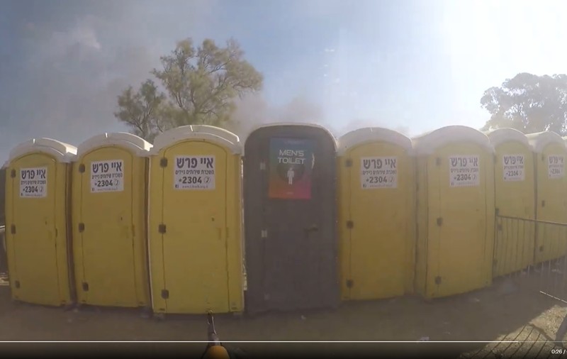 Noi imagini cu carnagiul de la festivalul din Israel: militanții Hamas au tras și în toaletele unde s-au ascuns oameni