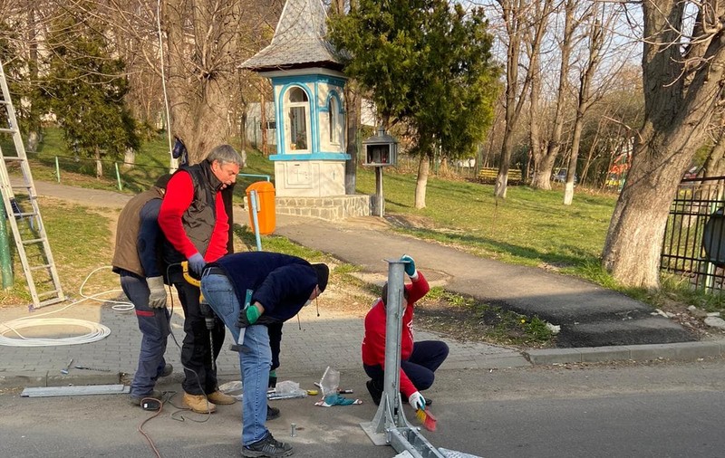 Cum arată instalația de decontaminare a mașinilor, donată Spitalului din Piatra-Neamț
