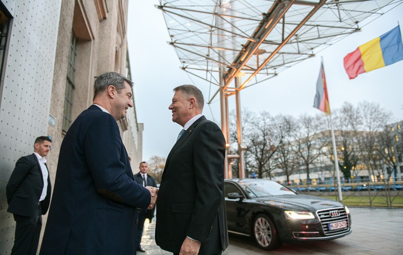 FOTO | Klaus Iohannis, vizită de lucru în Landul Bavaria