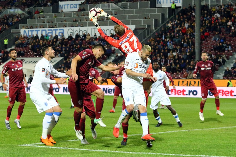 Meciul de fotbal dintre CFR 1907 Cluj si CSU 1948 Craiova din etapa a X-a a Ligii 1 Betano, desfasurat pe Stadionul Dr. Constantin Radulescu din Cluj-Napoca, luni 1 octombrie 2018. © FOTO: Mihaela Bobar / www.SportPictures.ro