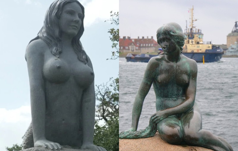 „Marea Sirenă” cu bust generos din Copenhaga, considerată prea vulgară: „Se potrivește mai bine cu vremurile noastre”