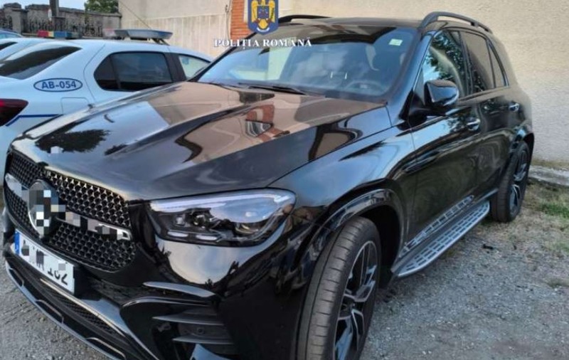 Maşină de peste 100.000 de euro căutată de autorităţile din Germania, găsită la Sebeş