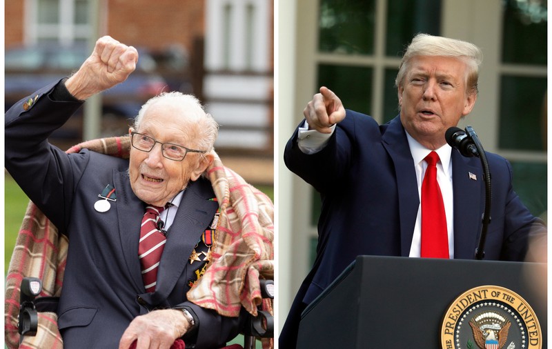 WHO’S HOT WHO’S NOT / Longevitatea generoasă a lui Tom Moore vs Ideile pseudoștiințifice ale lui Donald Trump