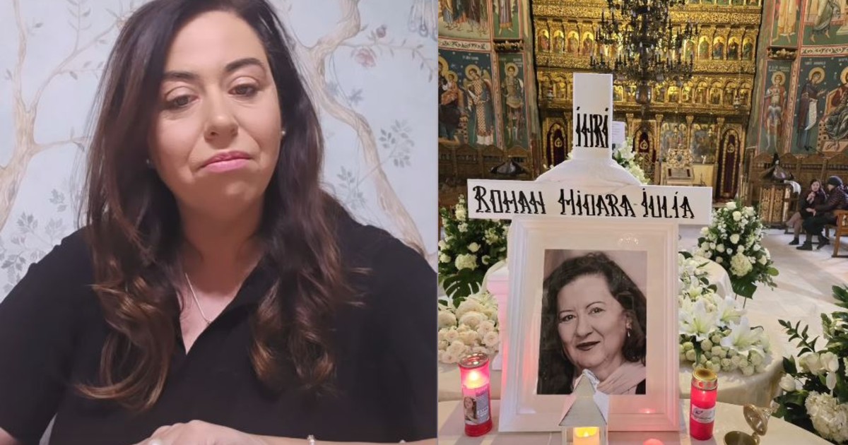 Oana Roman despre înmormântarea Mioarei Roman