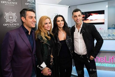 Imagine de la lansarea clinicii One Life, administrată de directorul medical de la “Colentina” până în martie 2019. Printre invitați au fost și vedeta TV Cristian Brancu, împreună cu soția lui, Oana Turcu