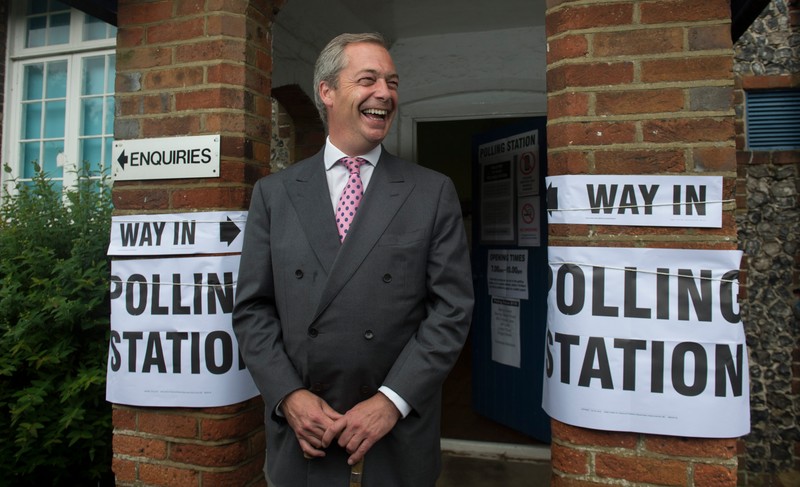 Nigel Farage a fost inclus pe lista scurtă a nominalizaţilor pentru titlul ”Persoana anului”