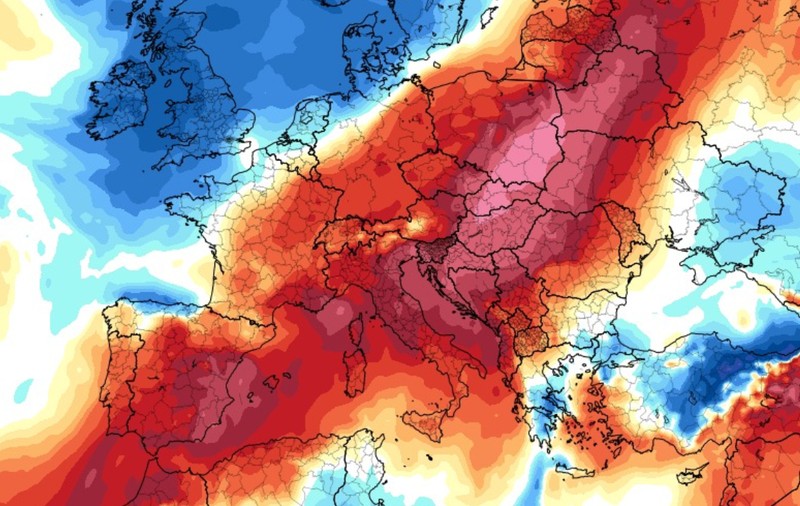 Europa, lovită de un val de căldură extremă după un blocaj Omega. Modelele meteo indică temperaturi record în august 2026