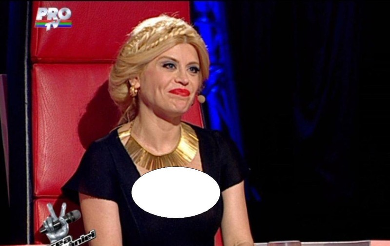 VOCEA ROMÂNIEI Adânc, domnule! Prea adânc! Loredana, cu un decolteu răvăşitor la "Vocea României"