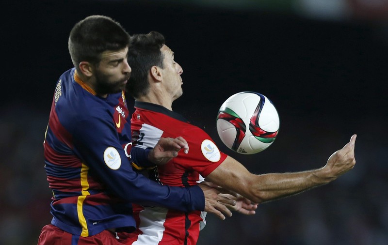 Barcelonezul Pique l-a înjurat de mamă pe arbitrul asistent al meciului cu Bilbao / VIDEO