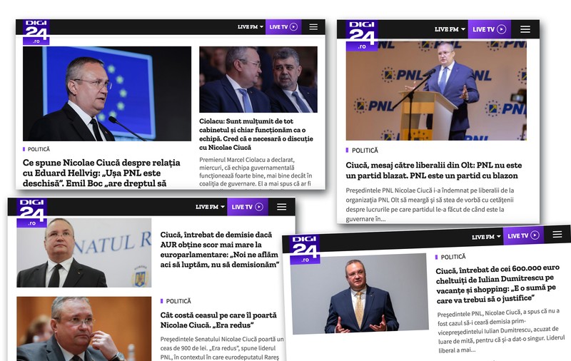 INVESTIGAȚIE. Efectul dezvăluirilor Libertatea despre banii pentru presă: Digi24.ro a întrerupt contractele cu PNL și PSD care erau de peste 1,6 milioane de euro pe an