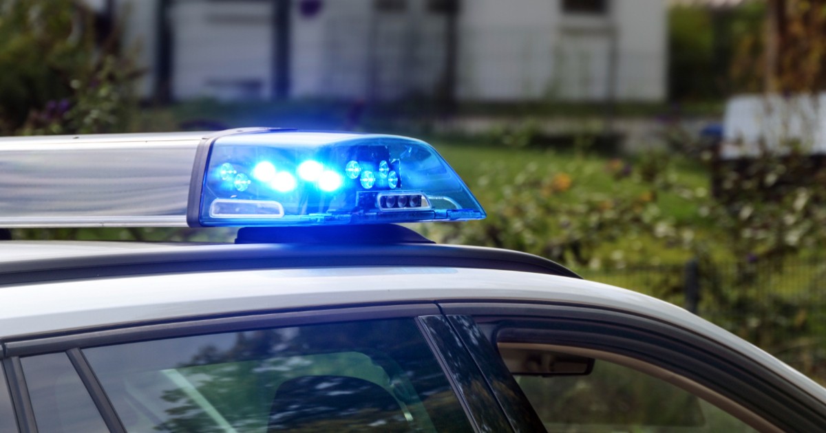 În imagine este prezentată o mașină de poliție