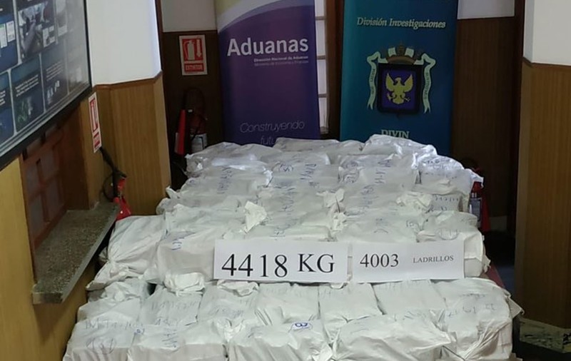 Cocaină în valoare de 1 miliard de euro, confiscată de autoritățile din Uruguay. Unde a fost ascunsă ”marfa”