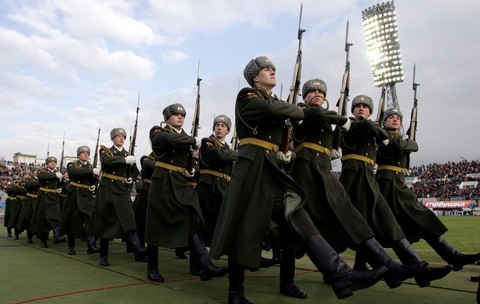Armata rusă dispune de un efectiv total de aproape 2,39 milioane de oameni, dintre care 1,5 milioane sunt soldați activi. Foto: Getty Images