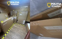televizoare furate, în cutii, gasite de polițiști la perchezitii, in Olt