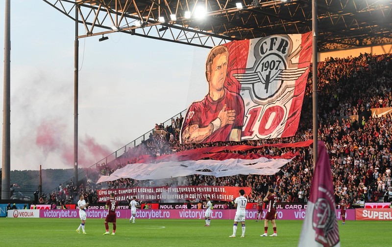 Ciprian Deac și-a luat rămas-bun de la CFR Cluj într-un meci emoționant cu o atmosferă spectaculoasă în Gruia