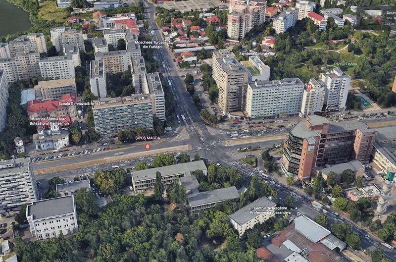 Șos. Pantelimon/șos. Morarilor | Captură Google Earth