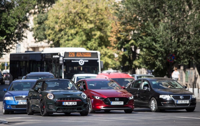 Un bucureștean a petrecut 31 de minute și 9 secunde pentru a parcurge 10 km în trafic, în 2024