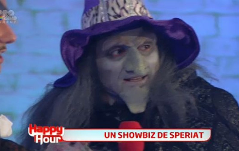 A avut cel mai tare costum de Halloween! Nici măcar Măruță nu l-a recunoscut când l-a văzut deghizat în vrăjitoare