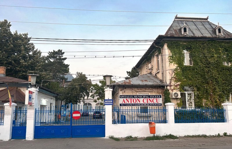 Spitalul Municipal Anton Cincu din Tecuci. Sursa foto: pagina de Facebook a spitalului