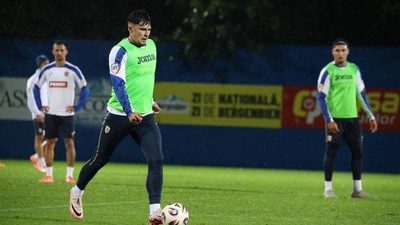 Antrenament Romania - Moldova