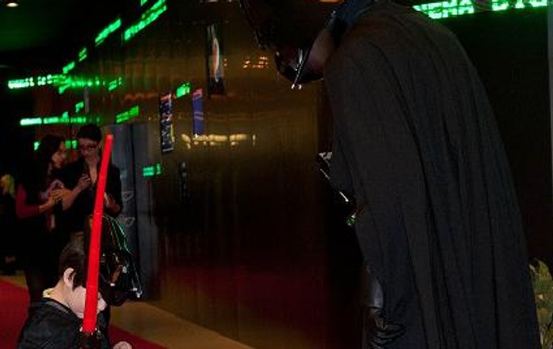 Darth Vader, provocat de un puşti de 5 ani