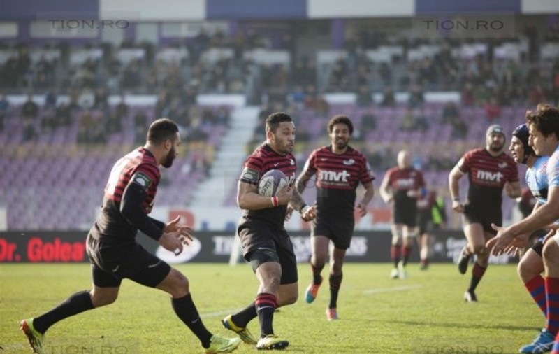 Timișoara Saracens a trecut sâmbătă cu Fiamme Oro Roma, în Cupa Challenge