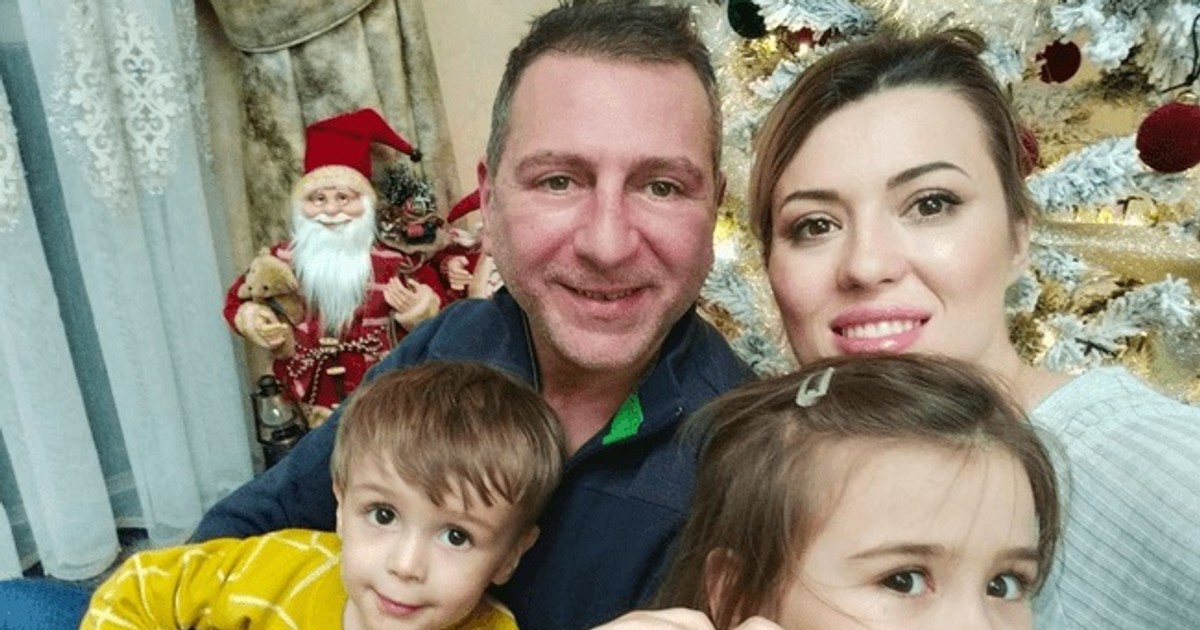 Christian Sabbagh și copiii săi