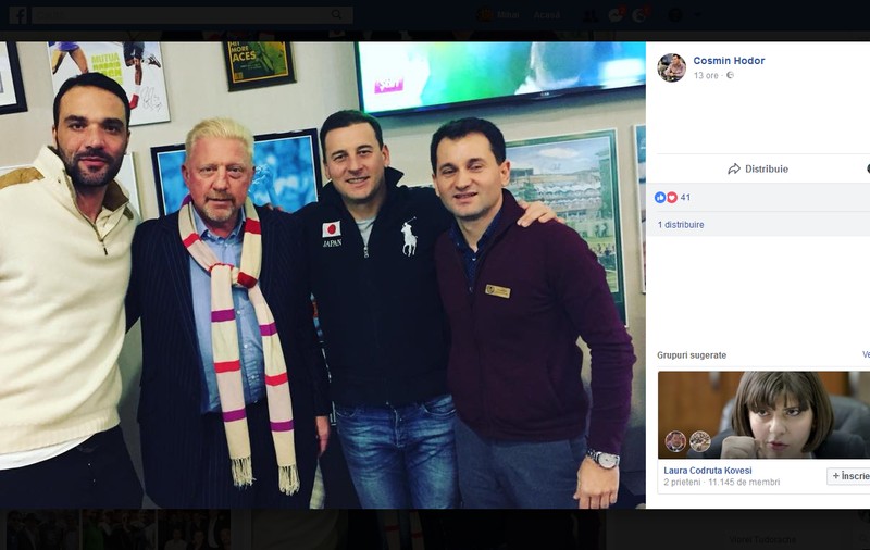 Boris Becker, în România!