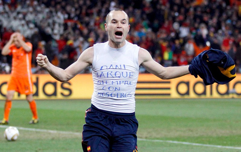 Iniesta a dedicat golul din finala CM fostului fotbalist Dani Jarque!
