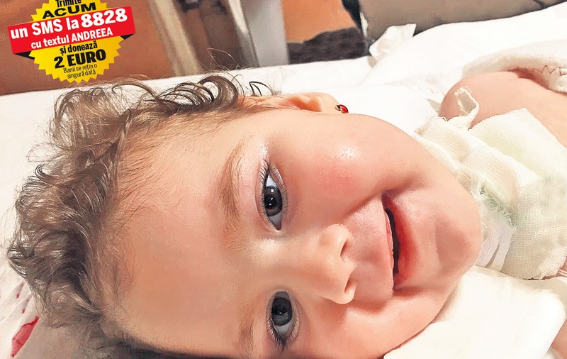 Micuţa Andreea îşi poate reveni doar cu ajutorul nostru! Zi de zi, părinţii se roagă pentru copila lor de un an şi două luni