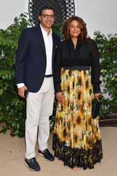 Sindika Dokolo și soția sa, Isabel dos Santos foto: Bruno Bebert / Bestimage / Profimedia