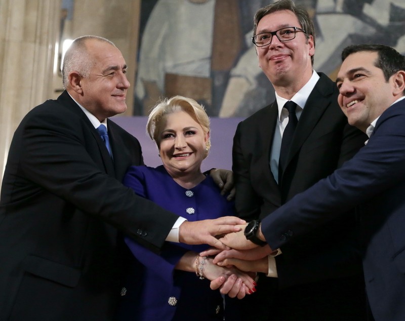 FOTO. Dăncilă l-a invitat pe preşedintele sârb Aleksandar Vucic la Bucureşti. Întâlnire la nivel înalt în format cvadrilateral România - Bulgaria - Serbia - Grecia