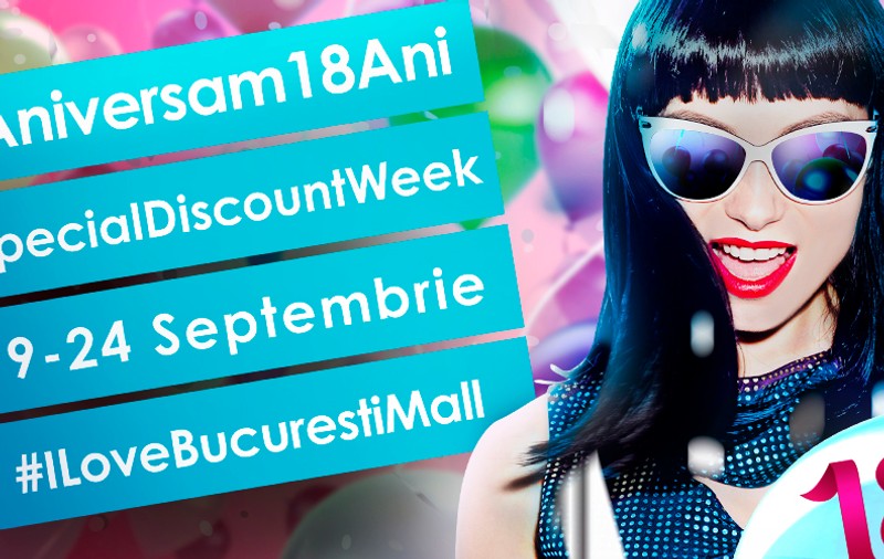 (P) Reduceri și întâlnire cu vedete la aniversarea de 18 ani de București Mall!