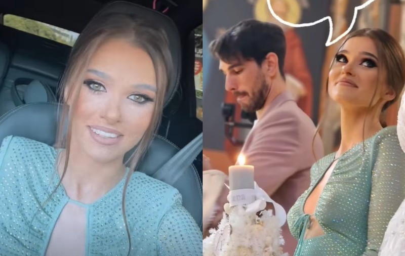 Theo Rose și Anghel Damian, nași de cununie în biserică, deși nu sunt căsătoriți. Cântăreața a și botezat-o pe fetița prietenei sale