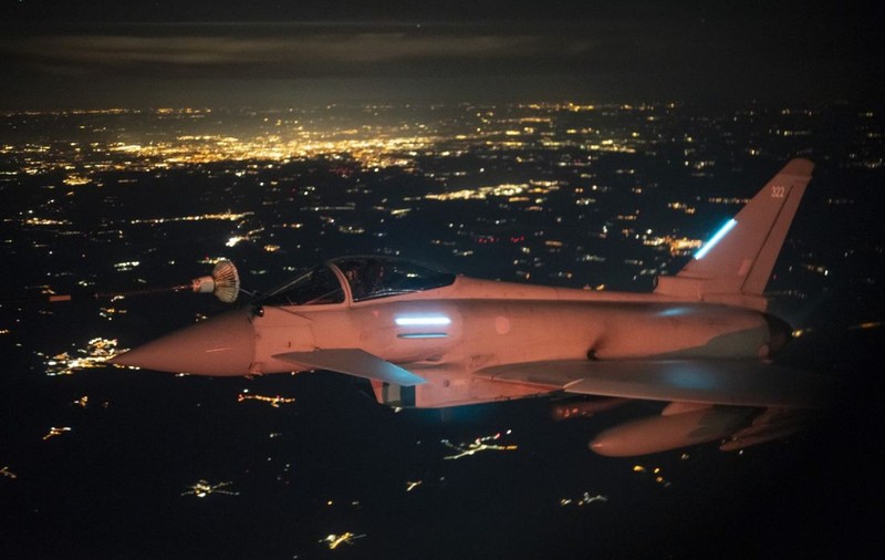 Avioane RAF britanice au participat, în cadrul NATO, la apărarea aeriană deasupra Poloniei