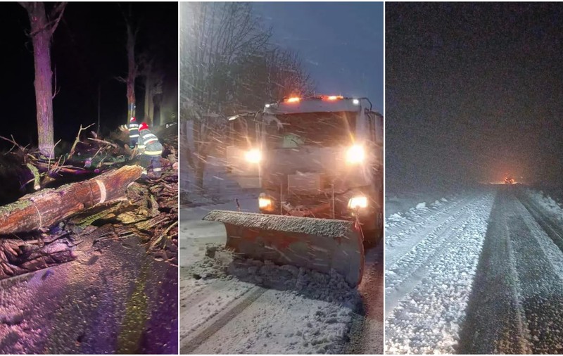 Viscolul și vijeliile au provocat pagube în peste 50 de localități din 16 județe. Care e situația acum