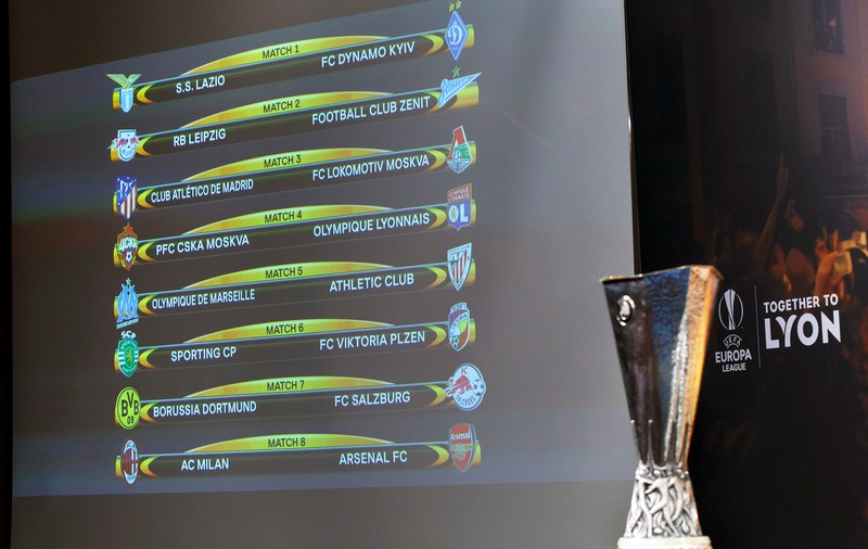 Liga Europa, optimi de finală. Meciul AC Milan - Arsenal este capul de afiș