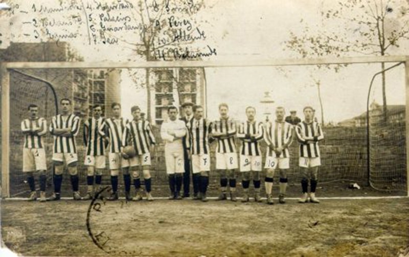 Fotbalisti basci 1911. Foto: athletic-club.eus