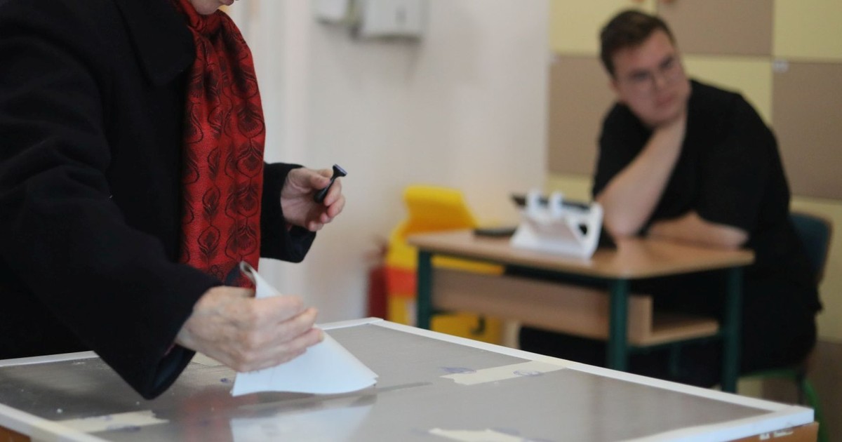Alegator in sectia de votare