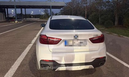 Mașină de 35.000 € confiscată la Albița: figura ca furată din Slovacia Sursa foto: Poliția de Frontieră