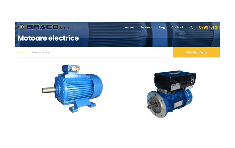 (Publicitate) Cea mai bună ofertă de motoare electrice din gama 0.06 de 500kW vine de la Bmes.ro!