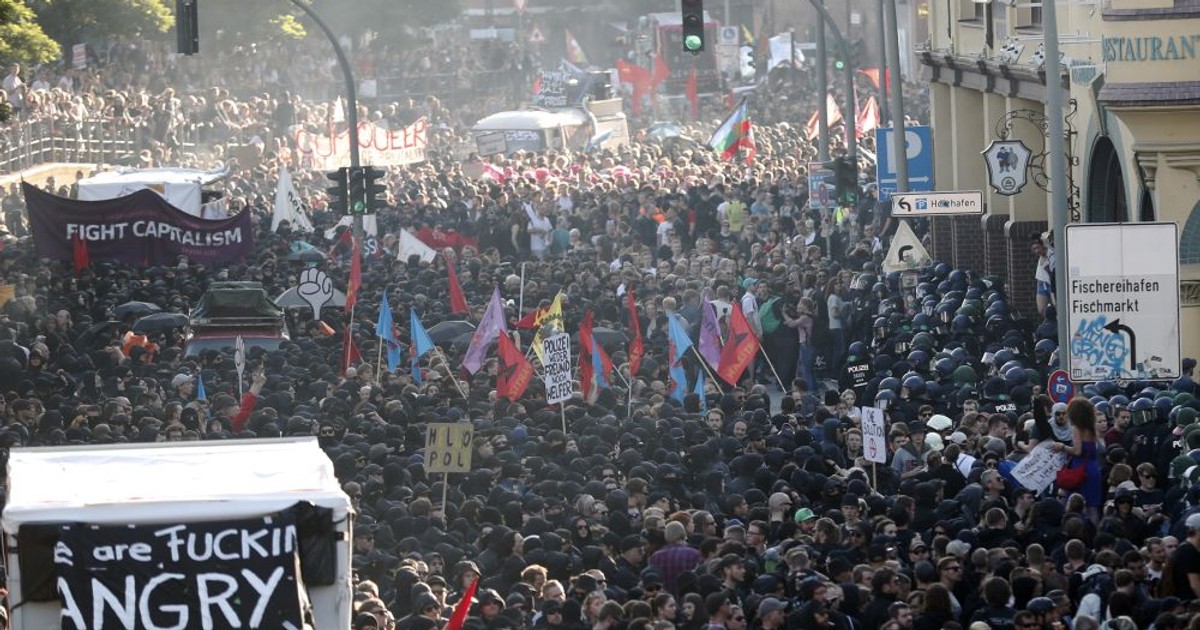 Cine sunt manifestanții din Hamburg