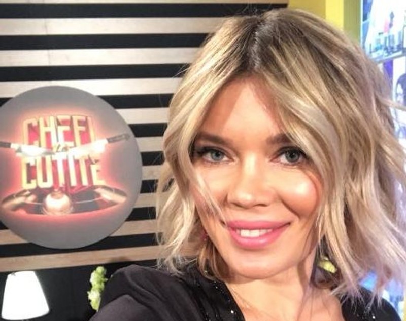 N-o recunoști! Gina Pistol, șatenă cu breton în finala "Chefi la cuțite"