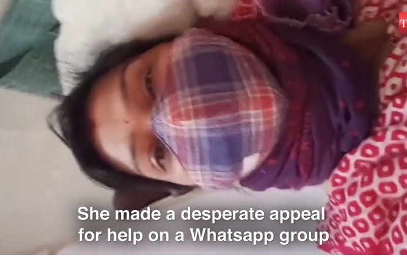 VIDEO | Profesoară din India, infectată cu COVID, cere ajutor disperat pe WhatsApp, după ce i s-a făcut rău într-o secție de votare