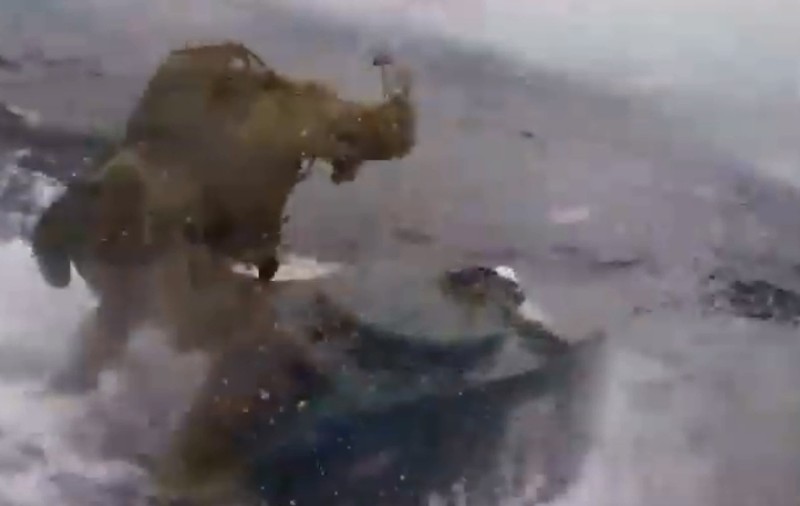 VIDEO | Cum a fost interceptat un transport de droguri pe ocean. Captura a fost impresionantă