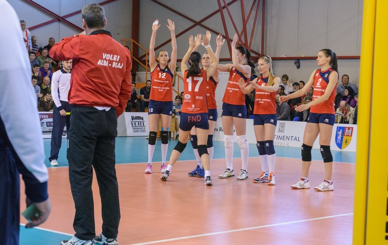 Volei Alba Blaj a eliminat pe CSM București și a reușit o premieră istorică