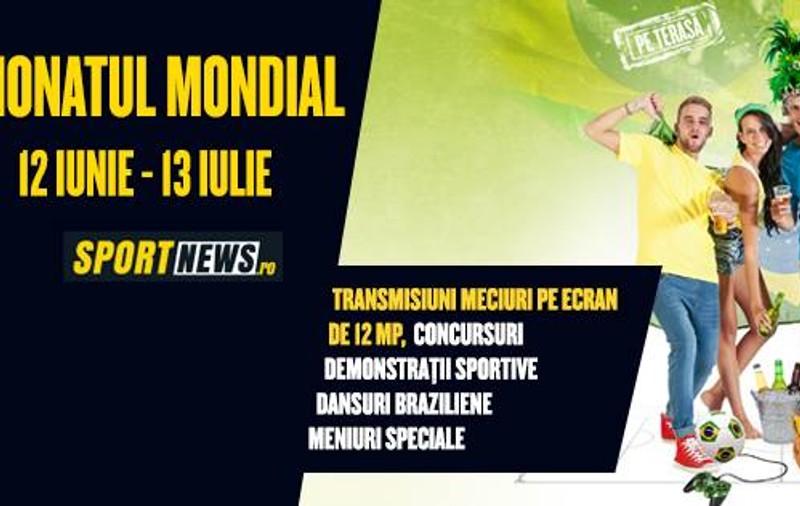 Finala Campionatului Mondial de Fotbal se vede pe terasa Ploiești Shopping City